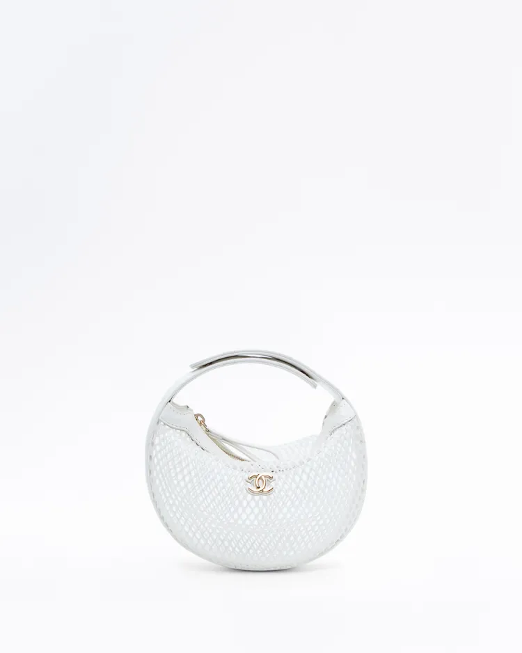 Mesh Mini Hobo Pouch Bag