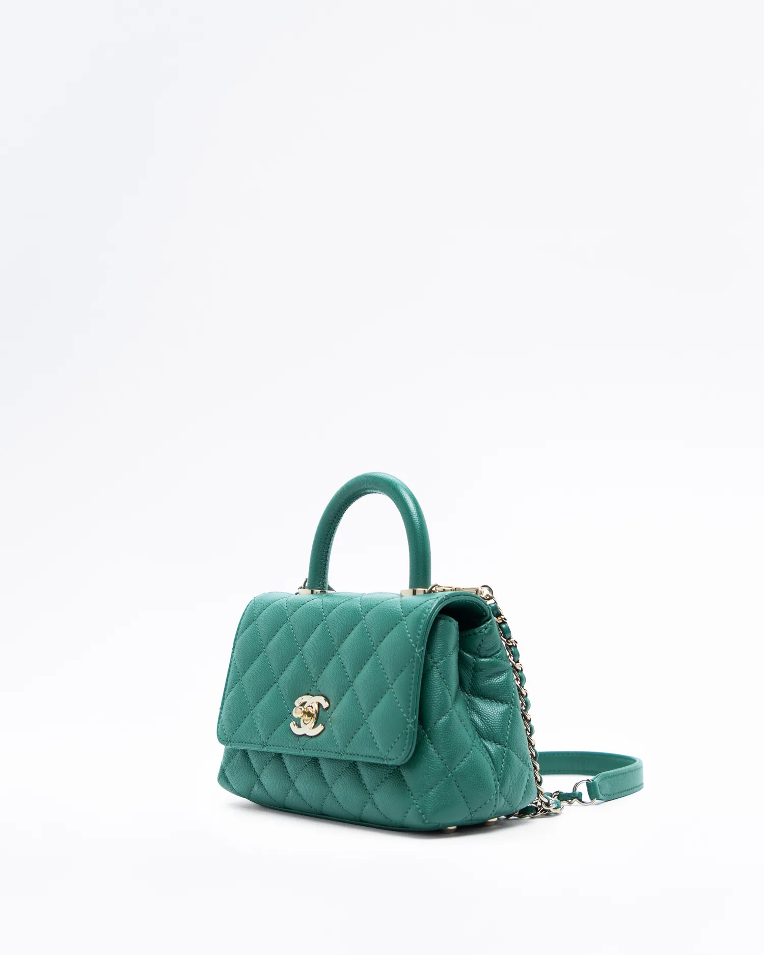 Caviar Extra Mini Coco Handle Bag