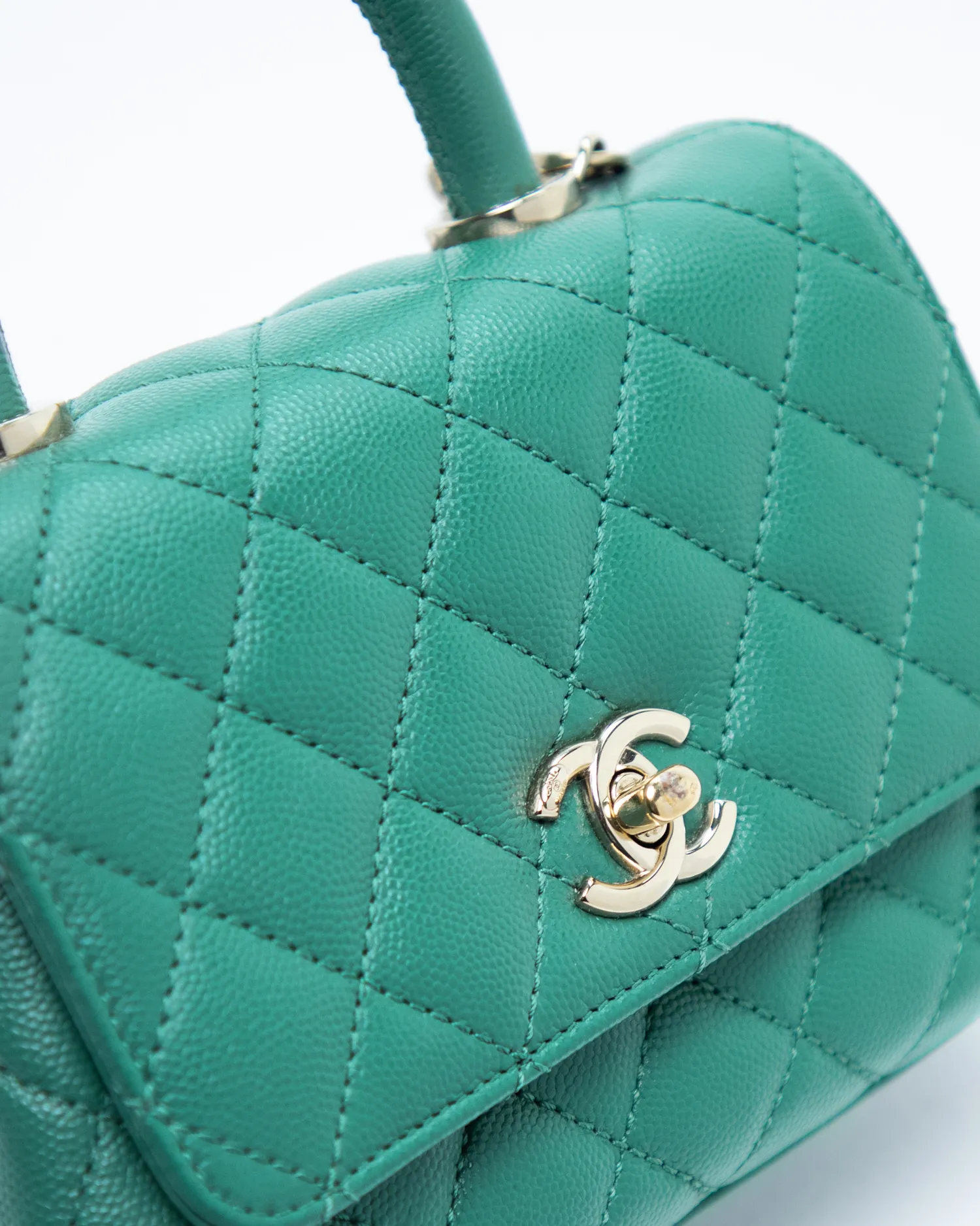 Caviar Extra Mini Coco Handle Bag