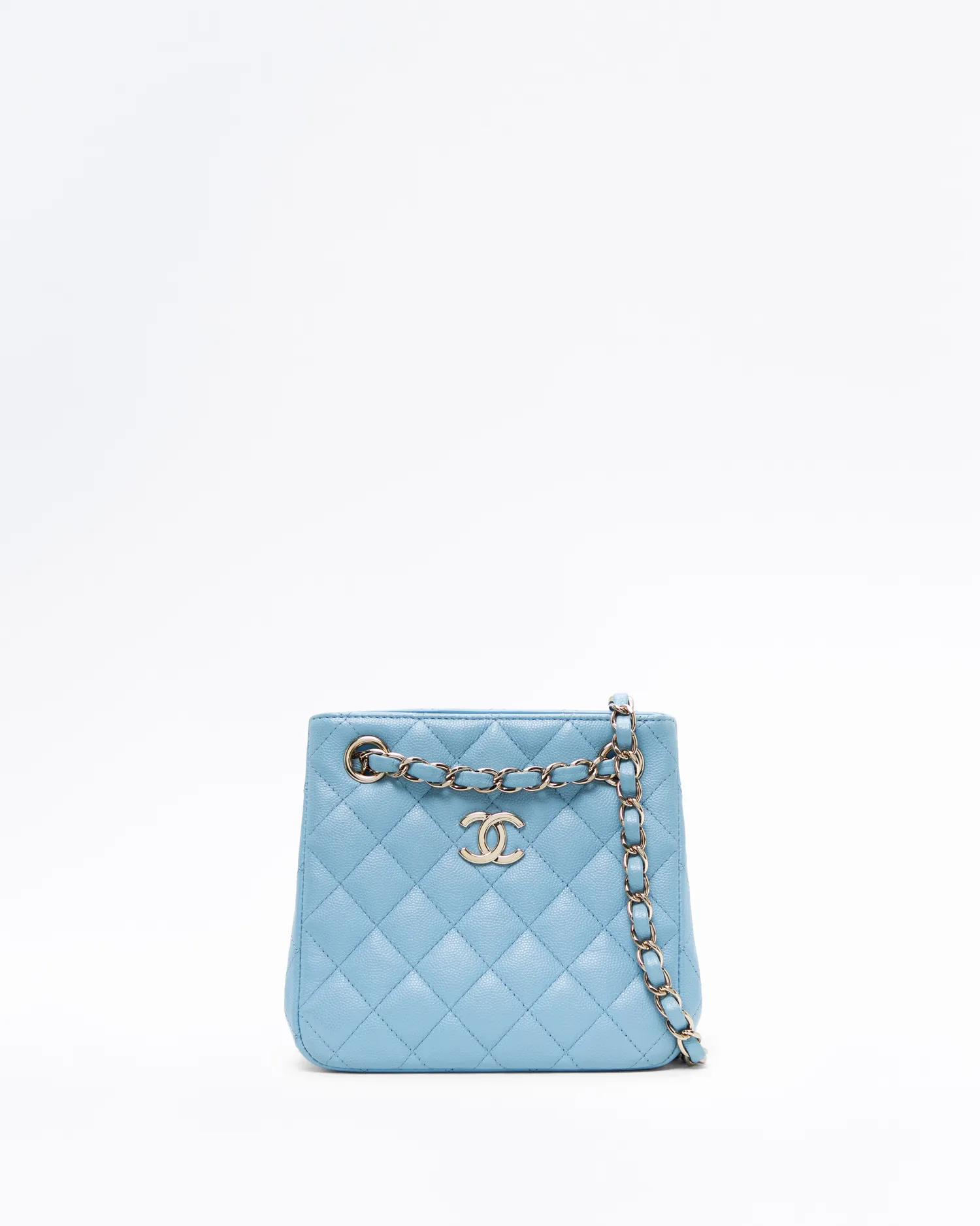 Caviar CC Square Mini Bucket Bag