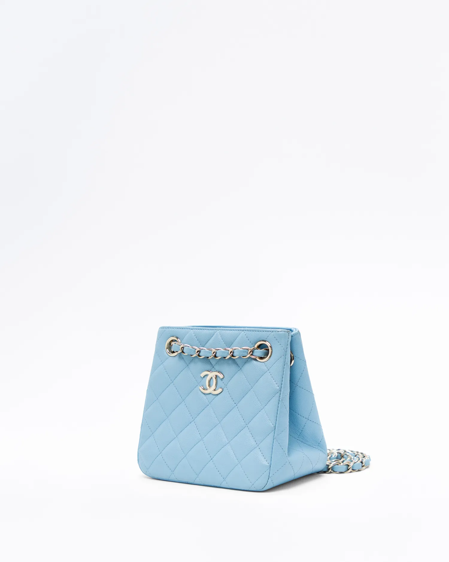 Caviar CC Square Mini Bucket Bag