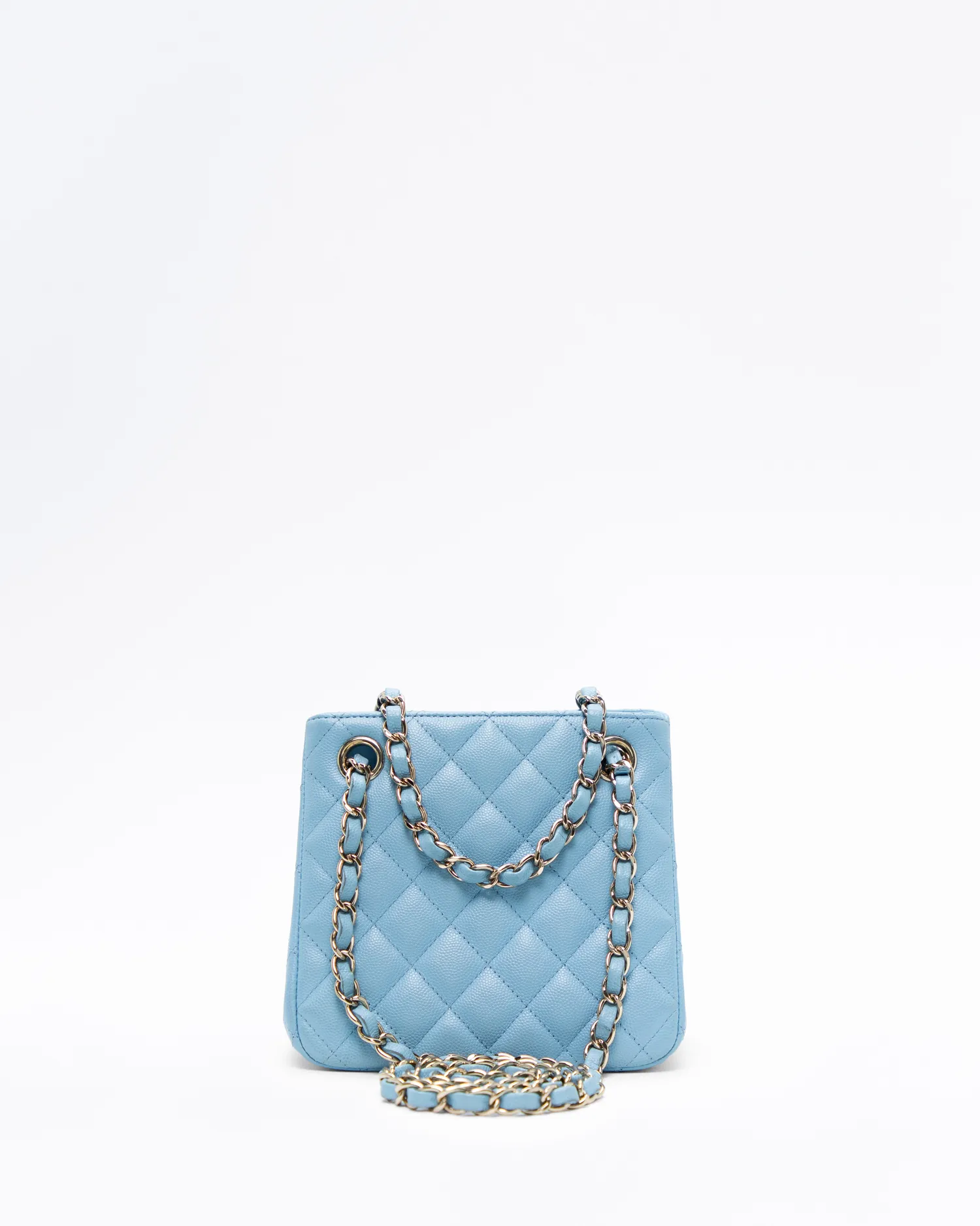Caviar CC Square Mini Bucket Bag