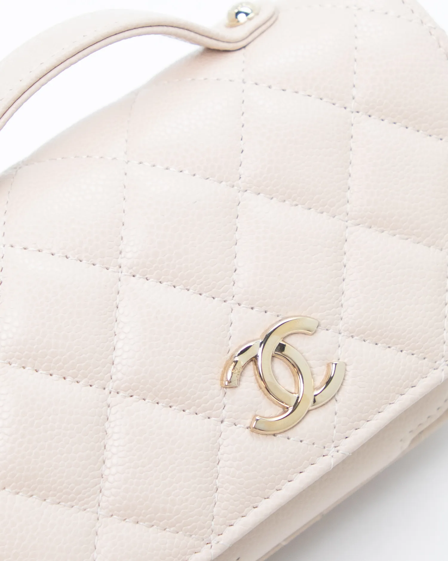Caviar Business Affinity Clutch with Chain