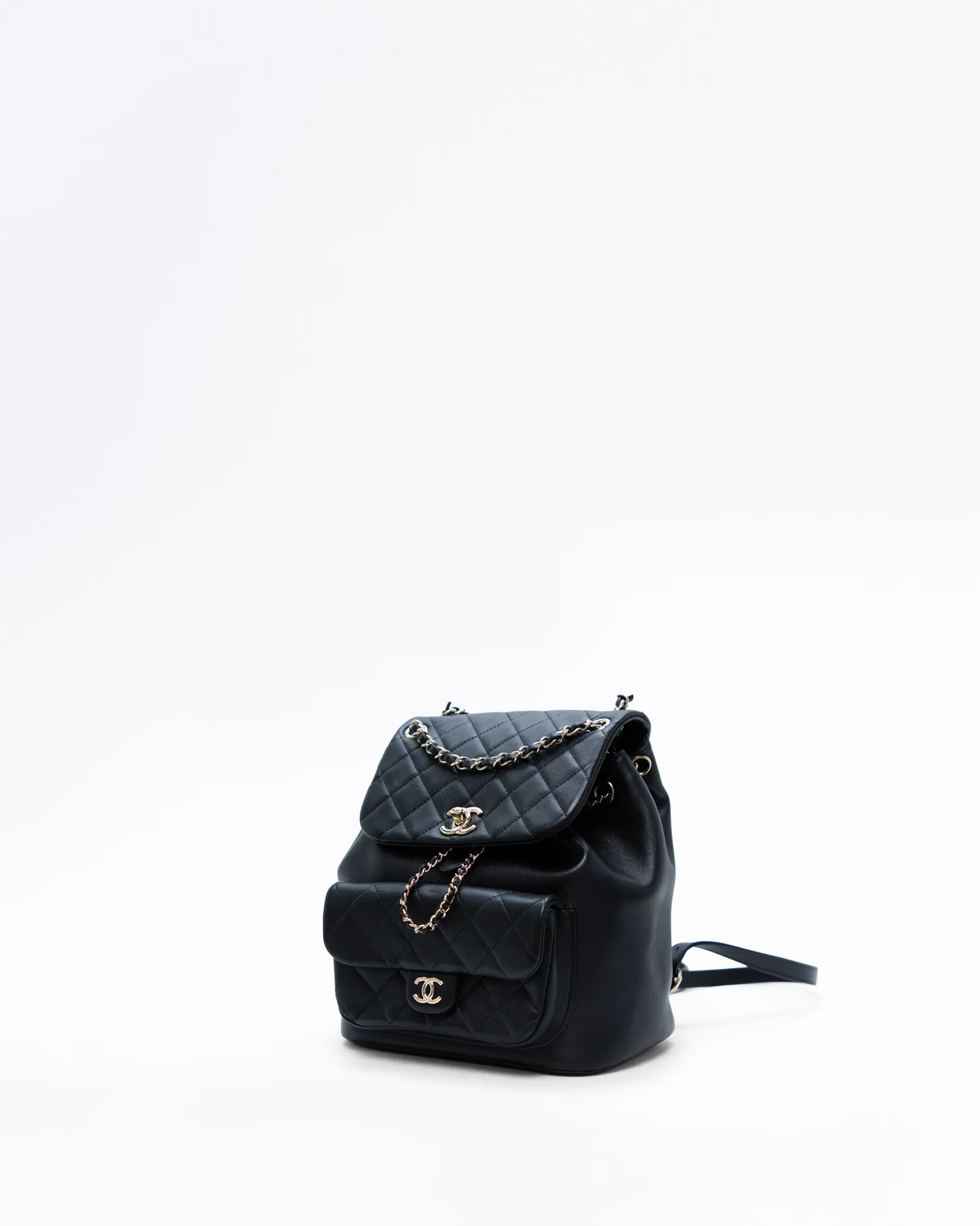 Lambskin Duma Pockets Small Backpack
