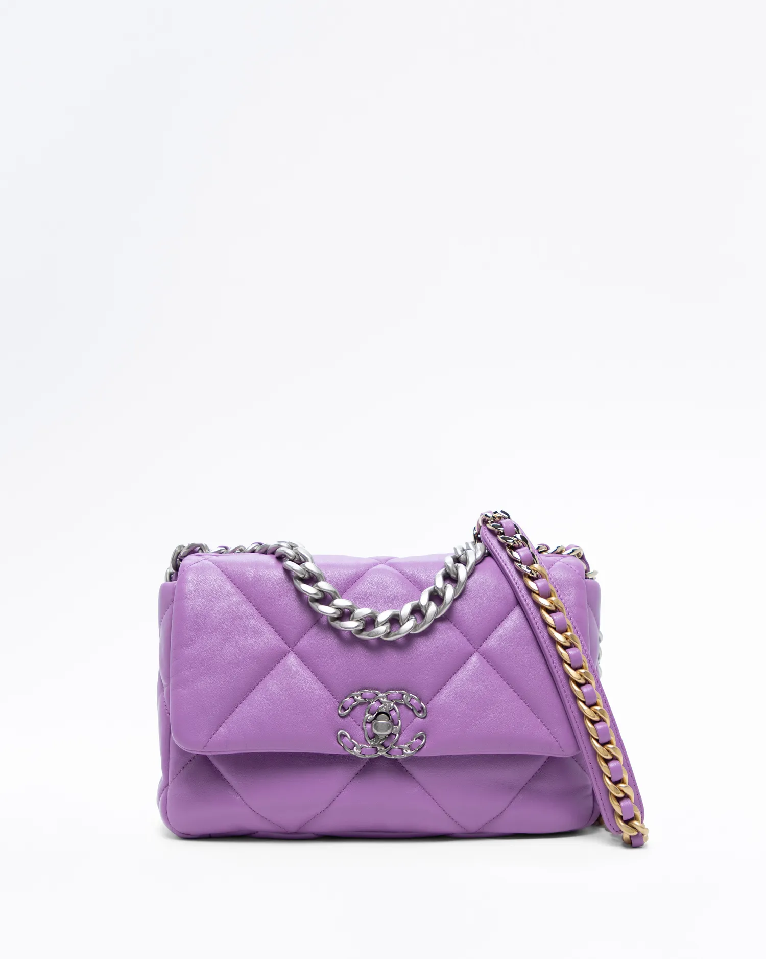 Lambskin Chanel 19 Flap Bag