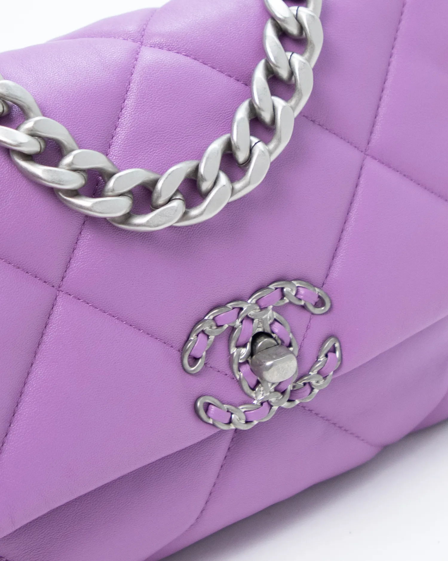 Lambskin Chanel 19 Flap Bag