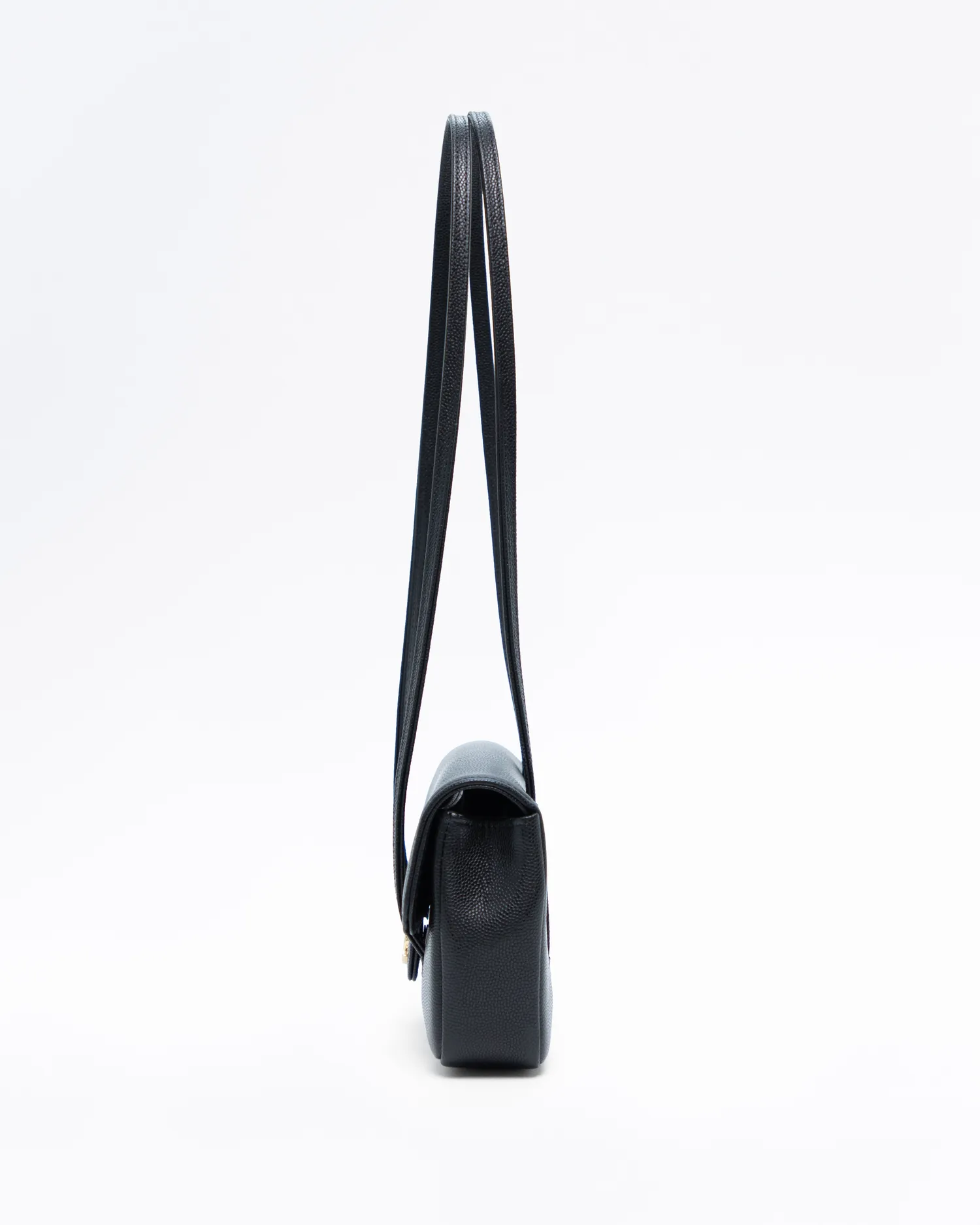 Caviar Preppy Coco Clutch with Strap