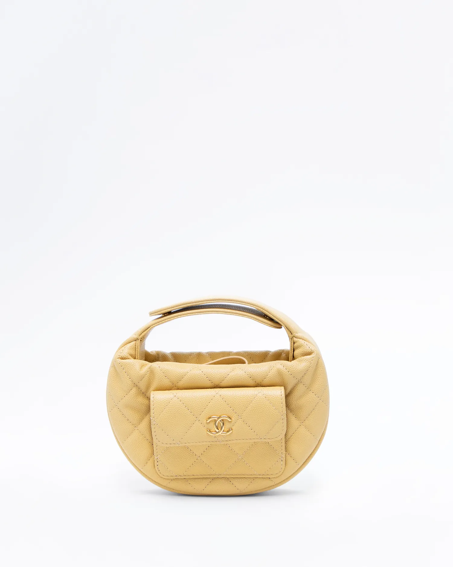 Caviar Polly Pocket Mini Hobo Pouch Bag