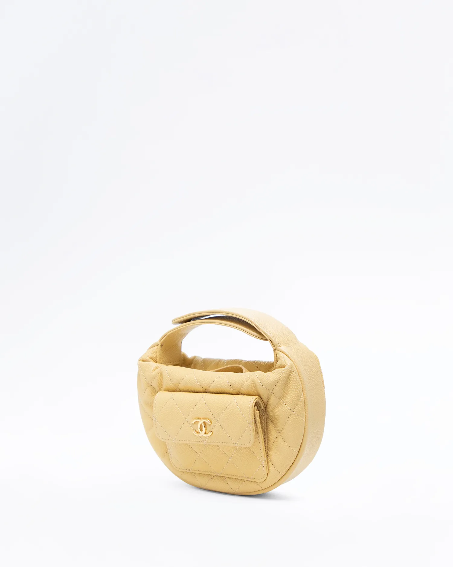Caviar Polly Pocket Mini Hobo Pouch Bag