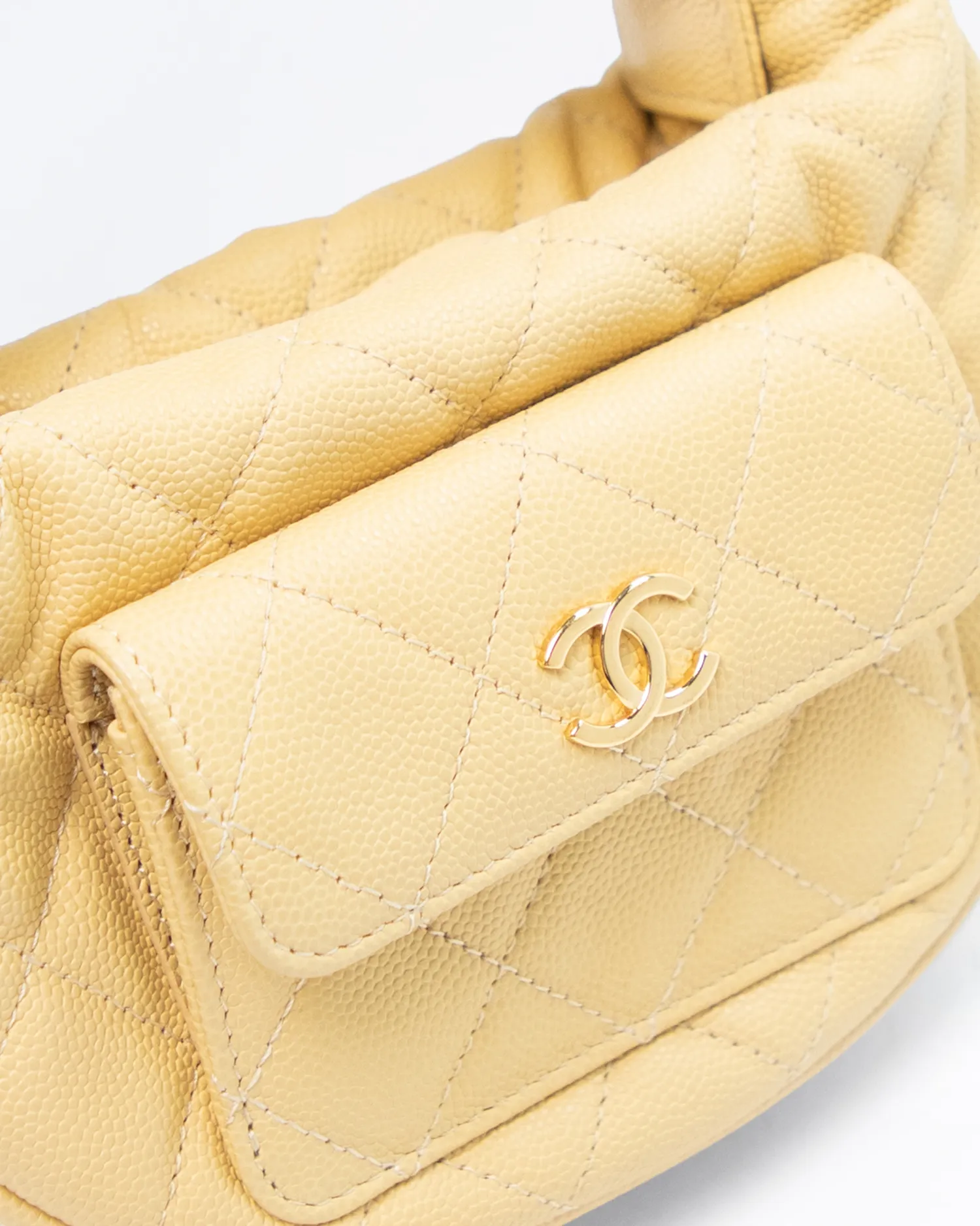 Caviar Polly Pocket Mini Hobo Pouch Bag