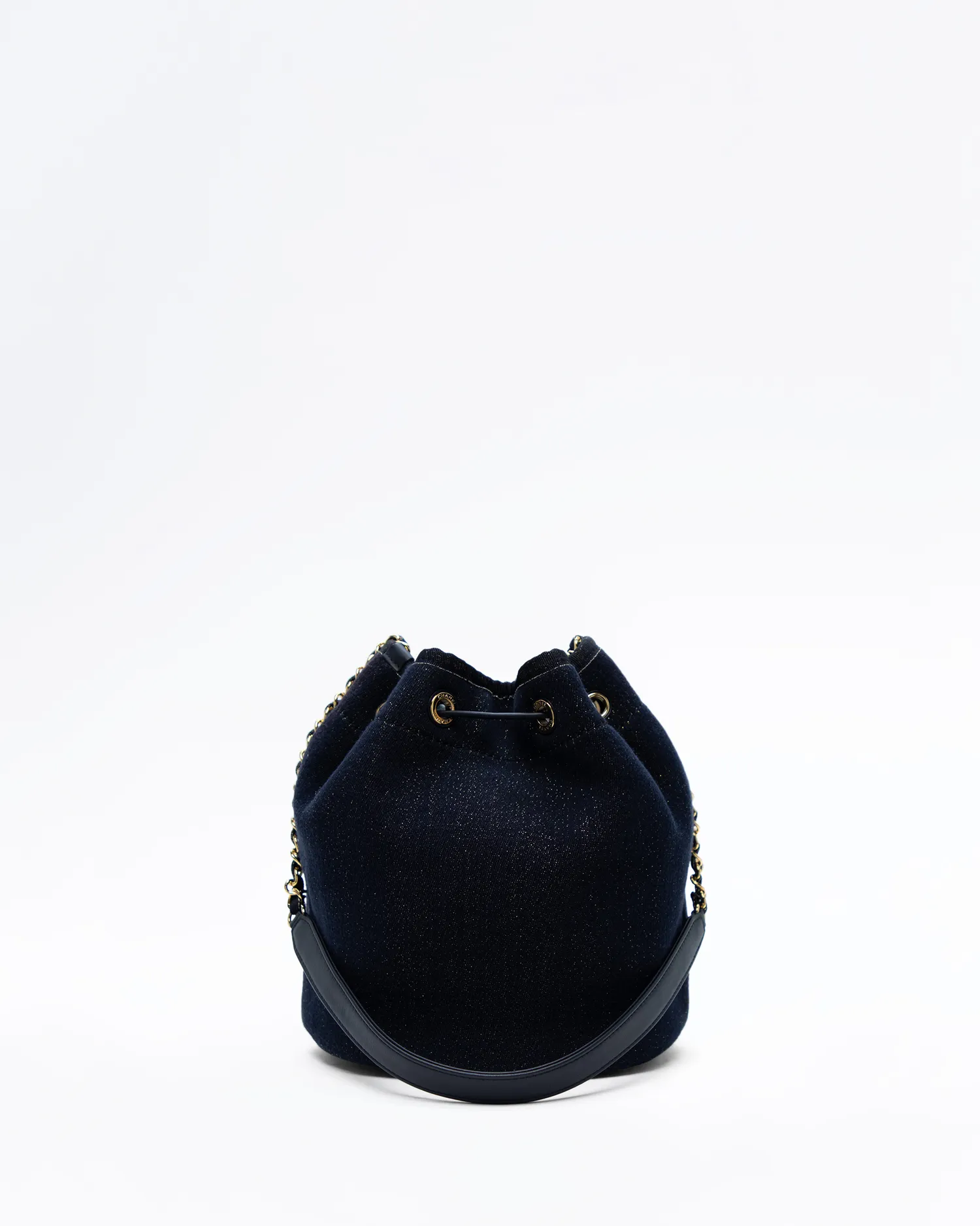 Lurex Deauville Drawstring Bucket Bag