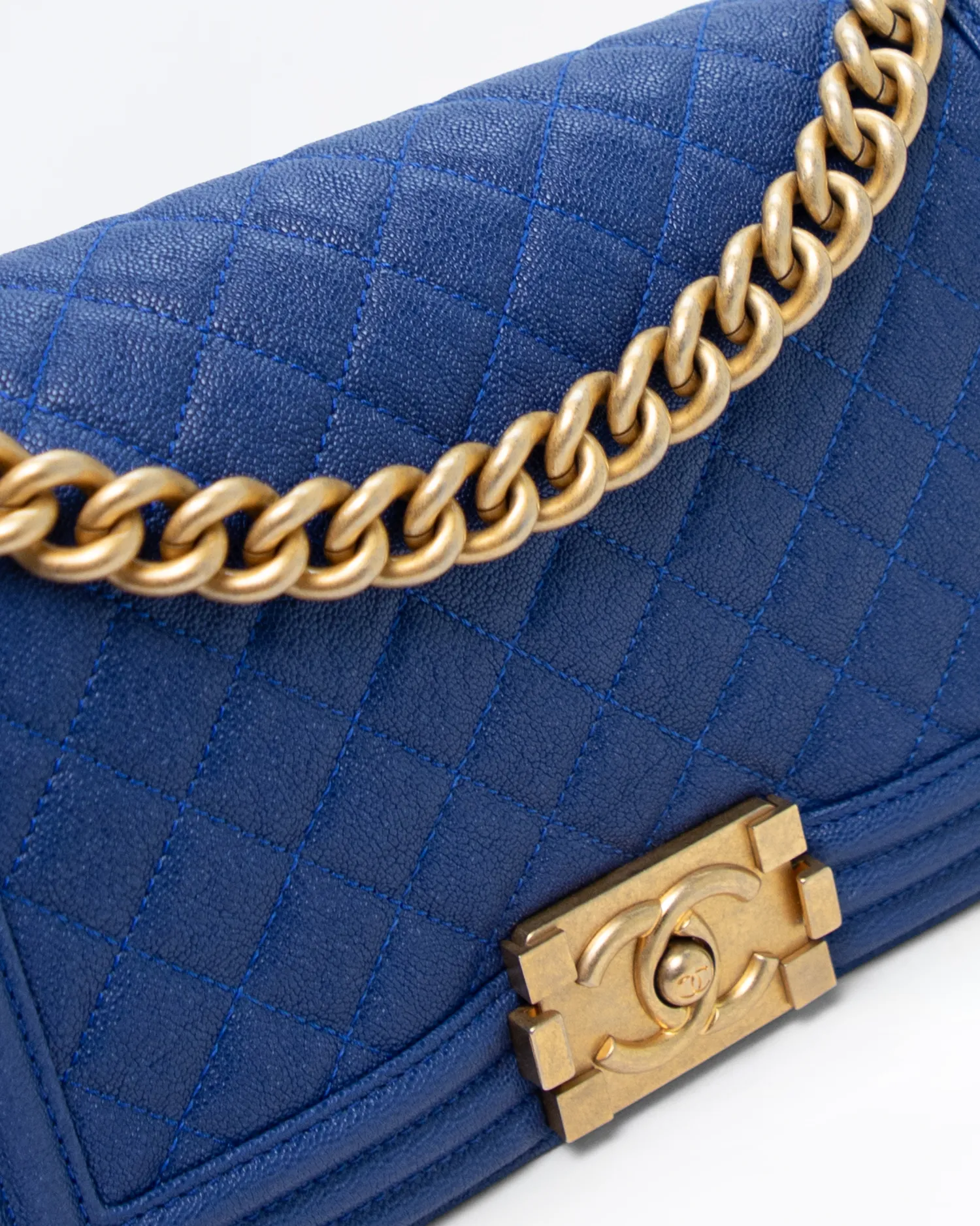 Quilted Old Medium Boy Bag