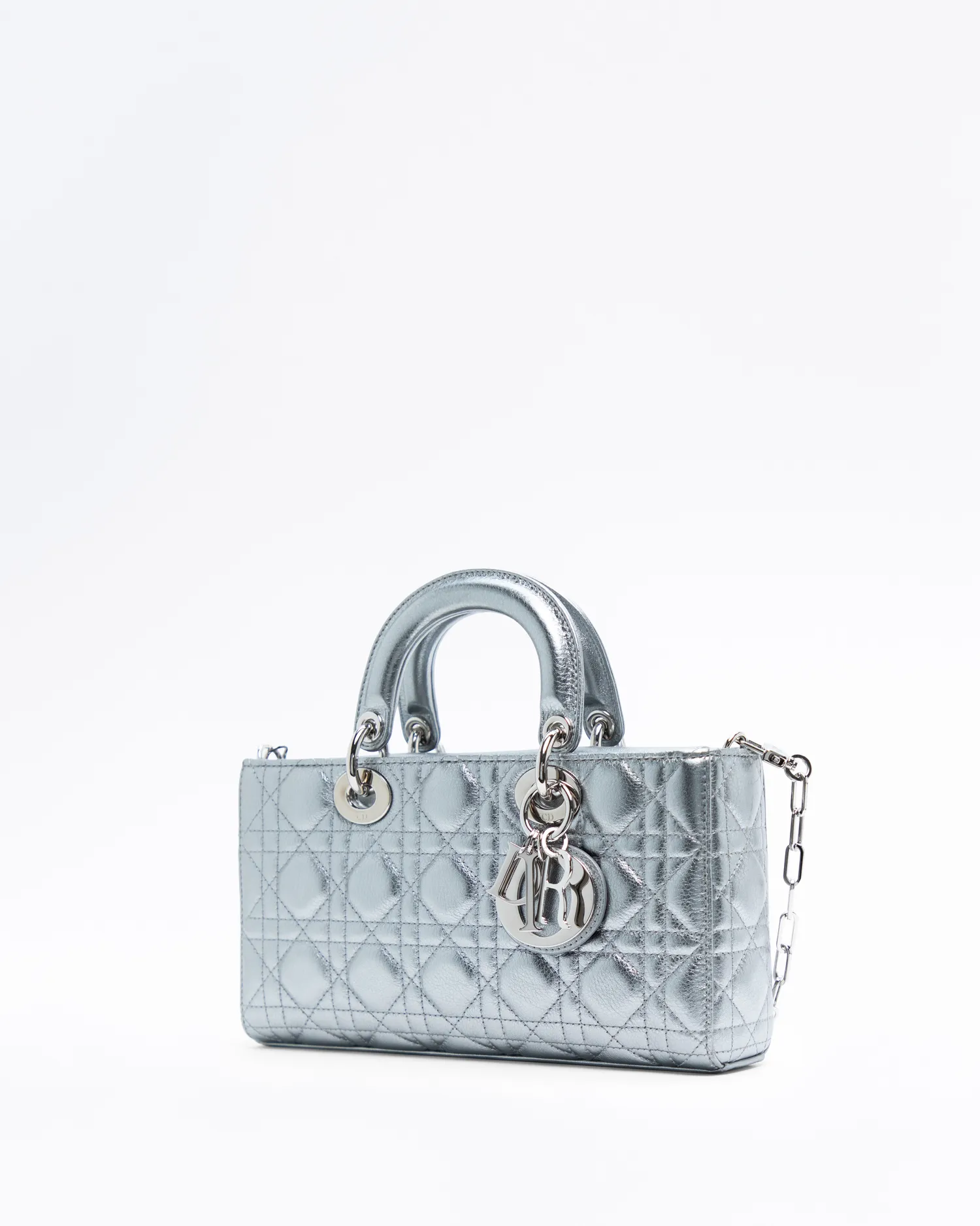 Metallic Cannage Medium Lady D-Joy Bag