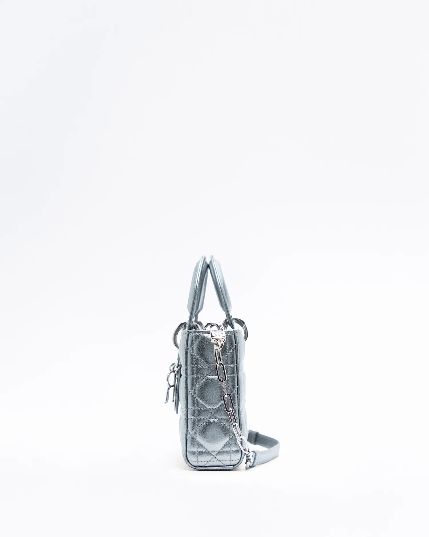 Metallic Cannage Medium Lady D-Joy Bag