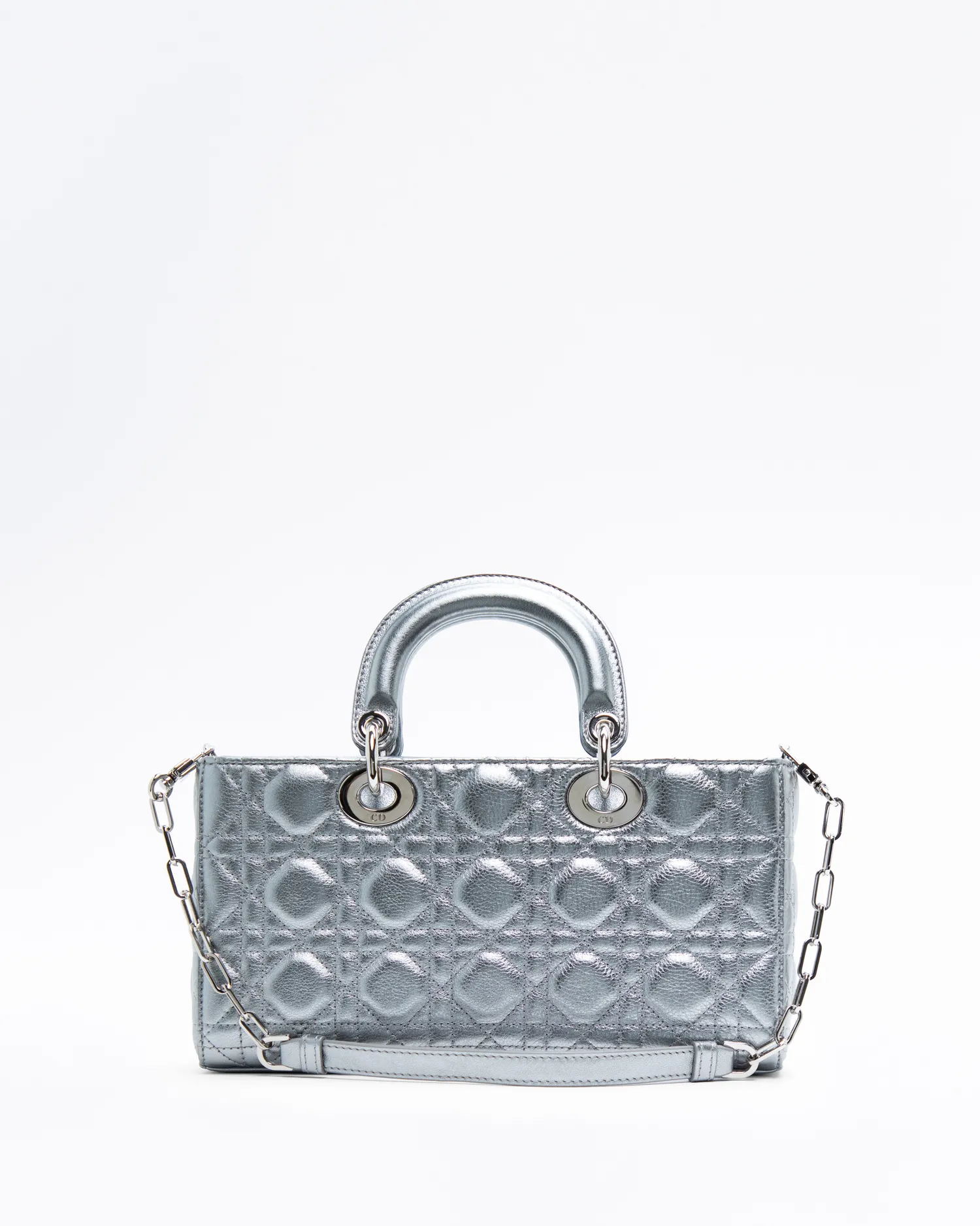 Metallic Cannage Medium Lady D-Joy Bag