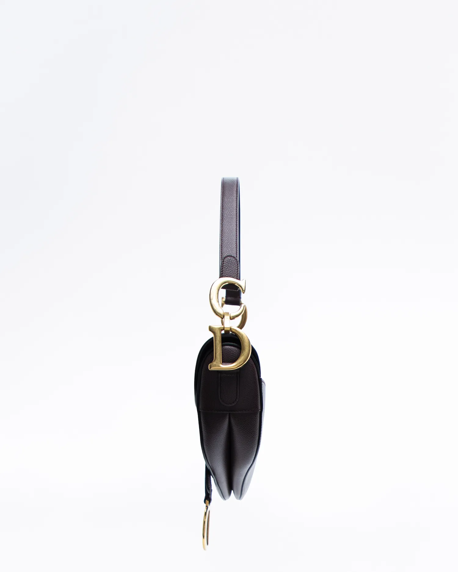 Leather Saddle Bag with Strap