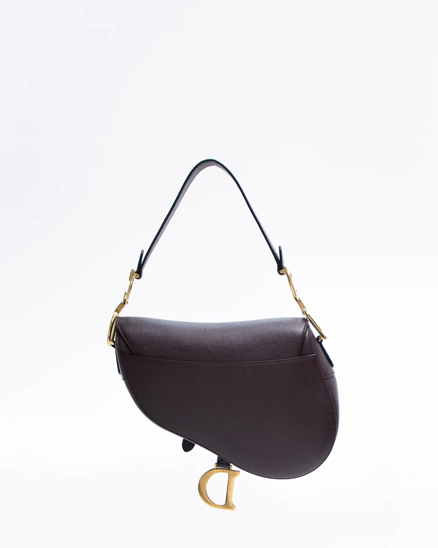 Leather Saddle Bag with Strap