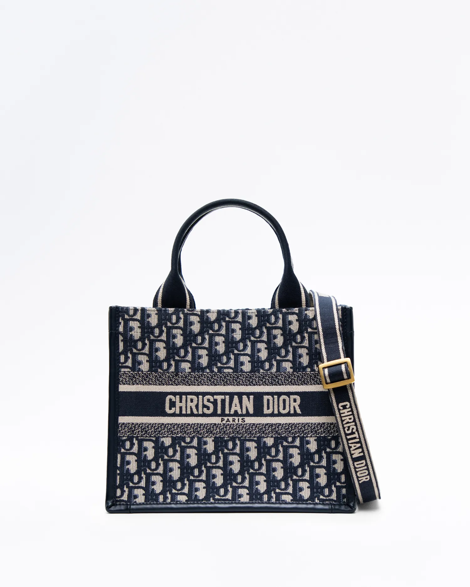Oblique Small Book Tote with Strap