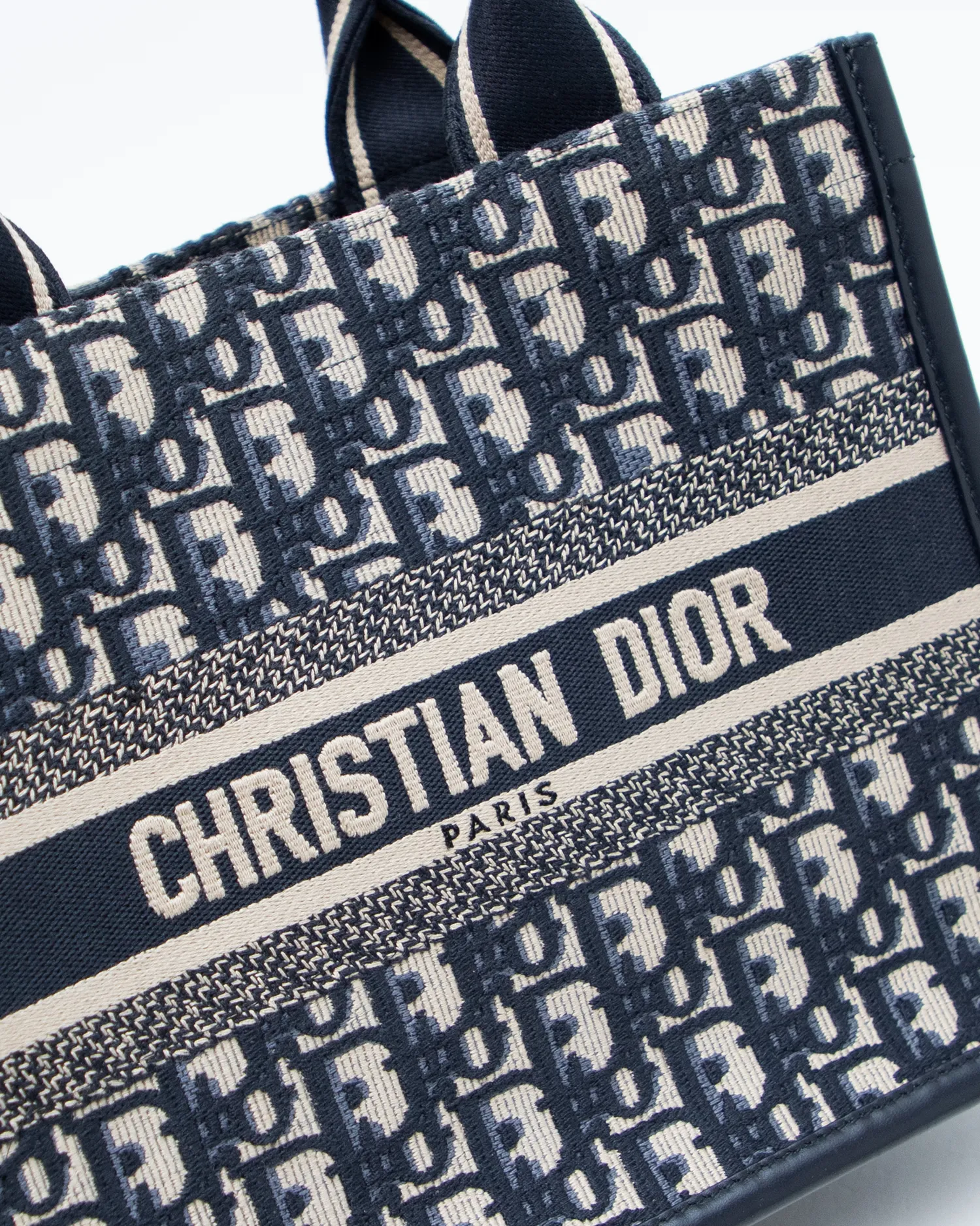 Oblique Small Book Tote with Strap