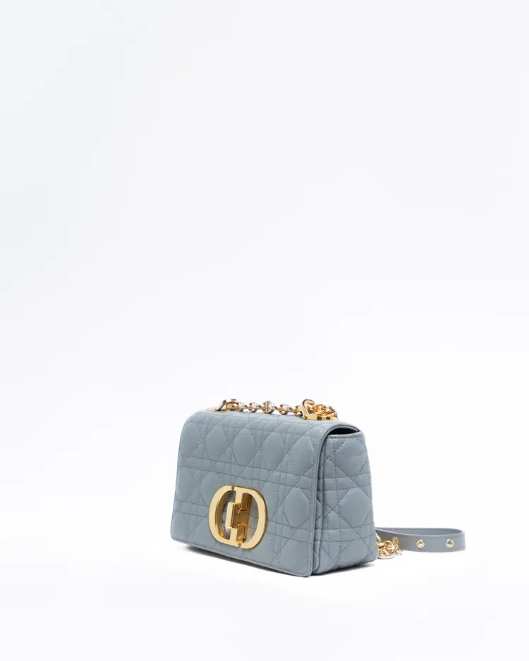 Alternate view angle of Cannage Small Caro Bag