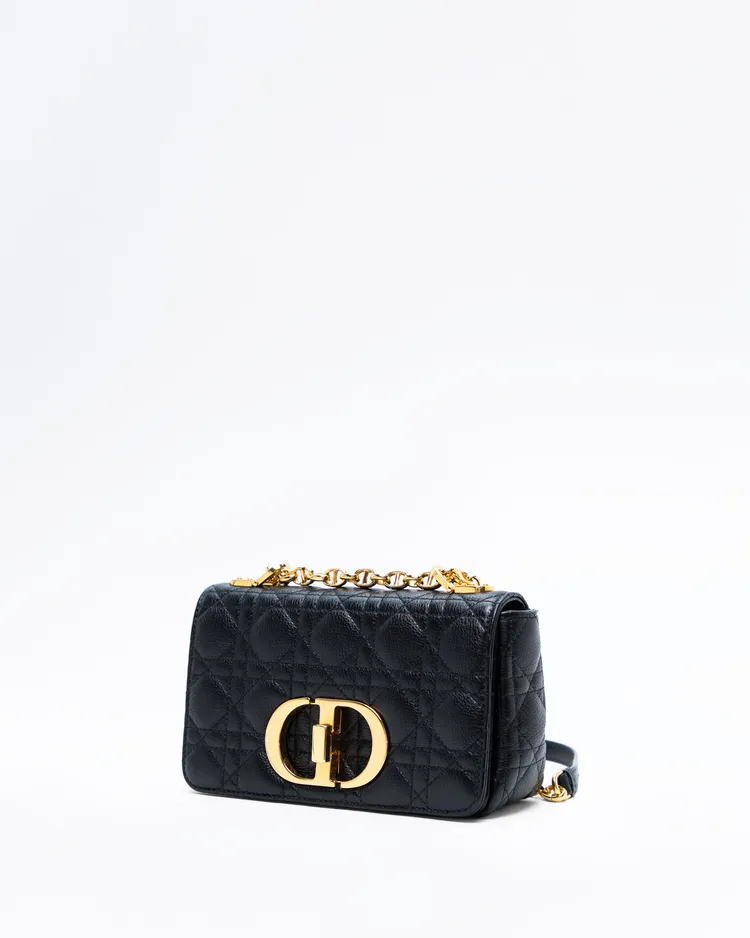 Alternate view angle of Cannage Small Caro Bag
