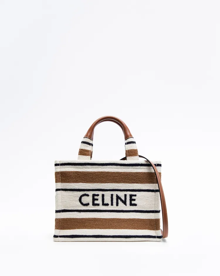 Canvas Logo Small Cabas Thais Tote