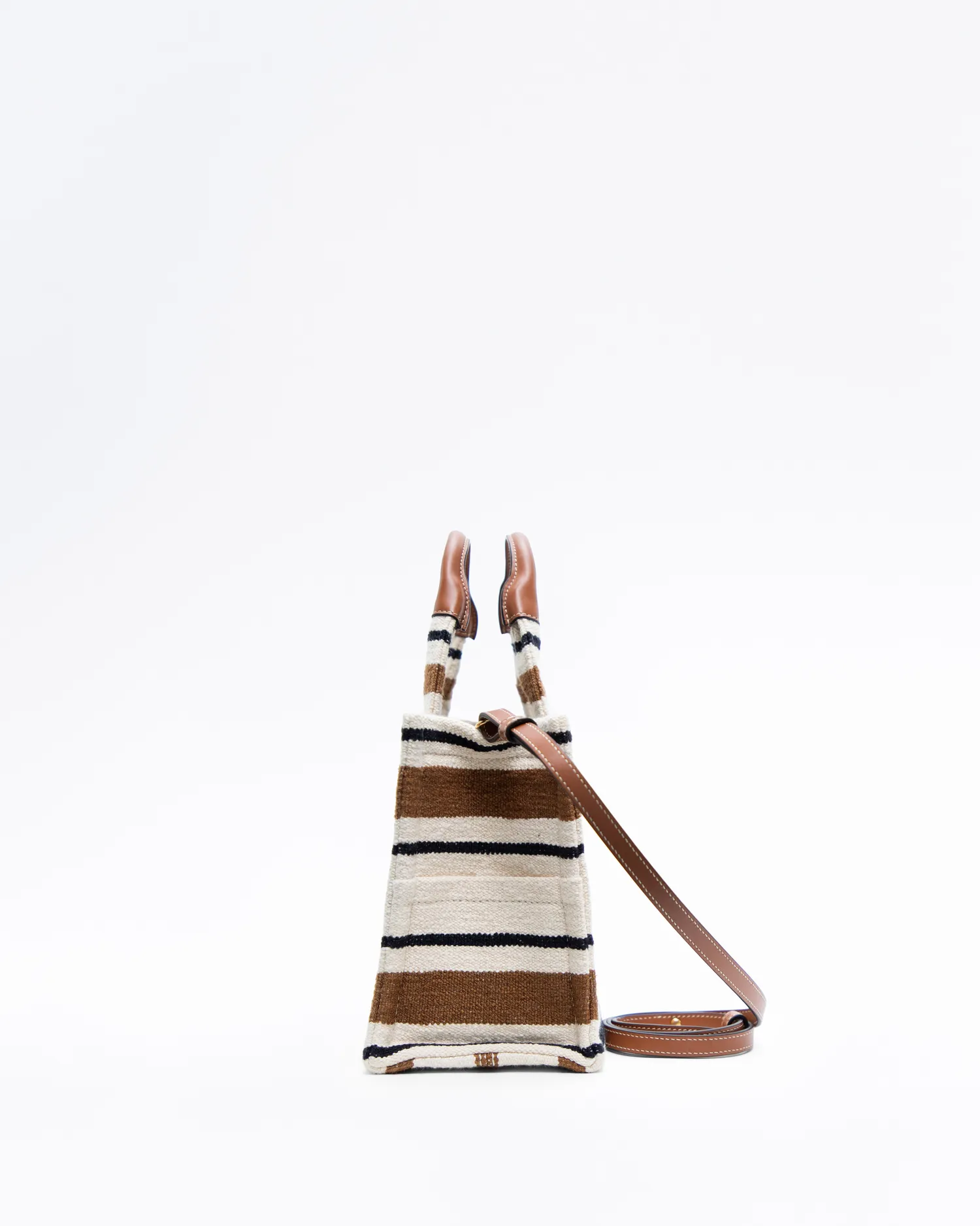 Canvas Logo Small Cabas Thais Tote