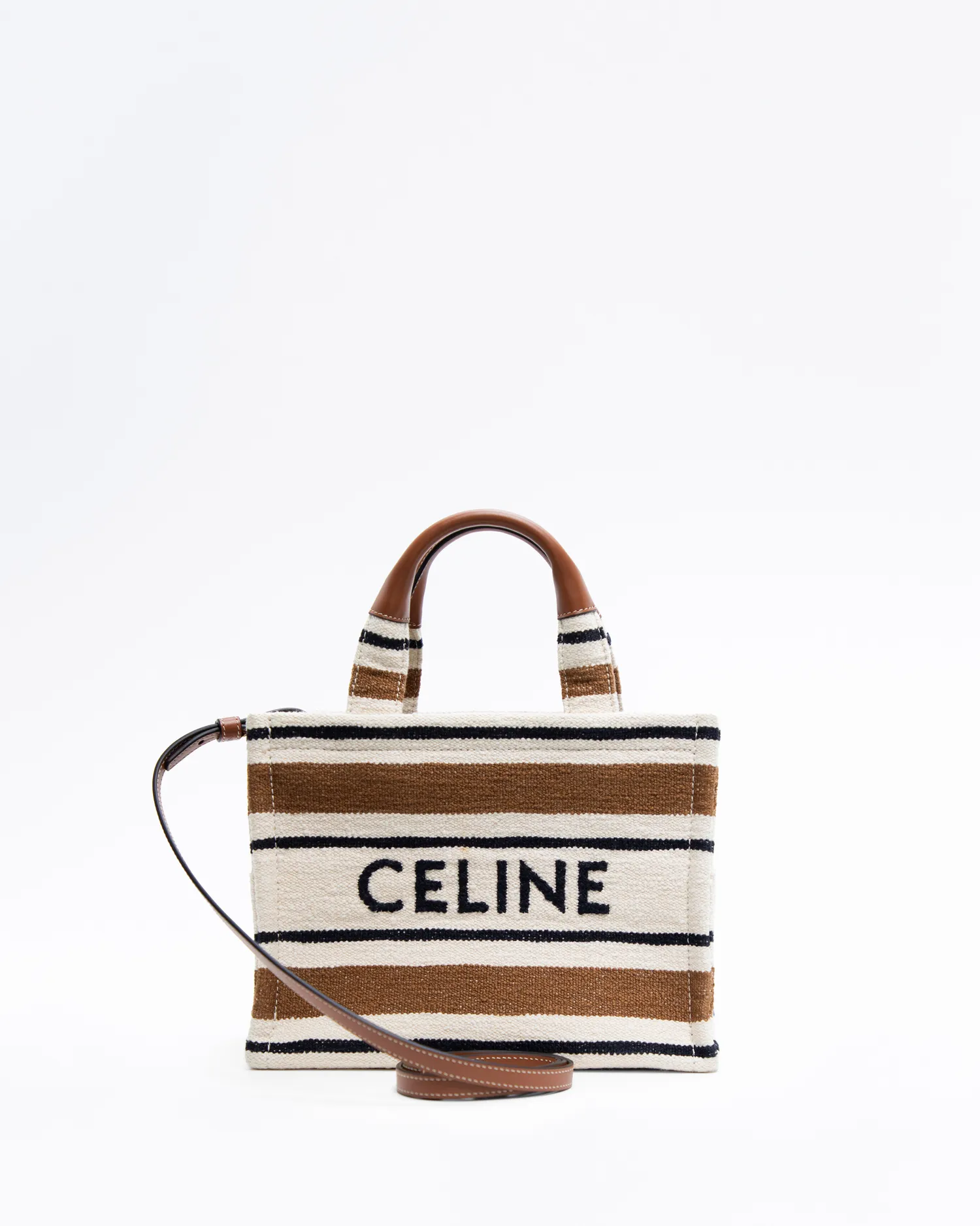 Canvas Logo Small Cabas Thais Tote