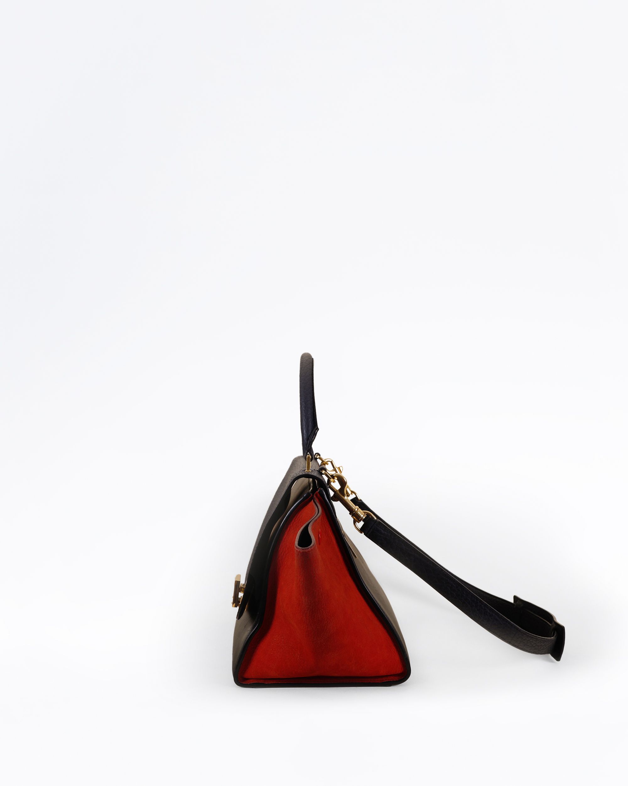 Celine Tri-Color Small Trapeze Handbag | Vivrelle