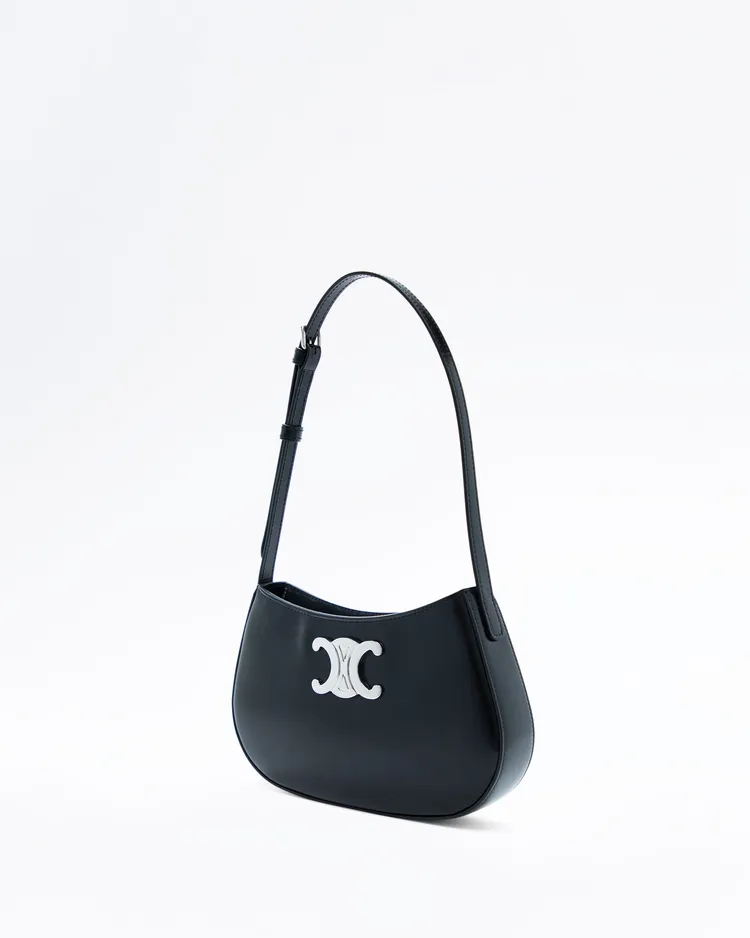 Alternate view angle of Leather Triomphe Tilly Bag