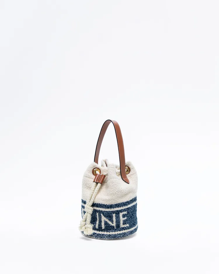 Alternate view angle of Plein Soleil Teen Drawstring Bucket Bag