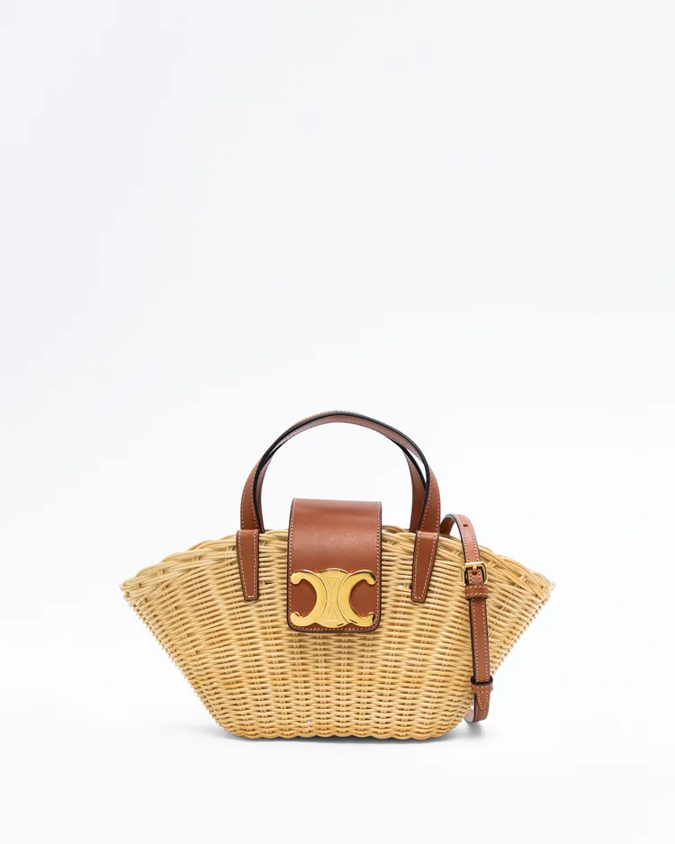 Wicker Teen Couffin Bag
