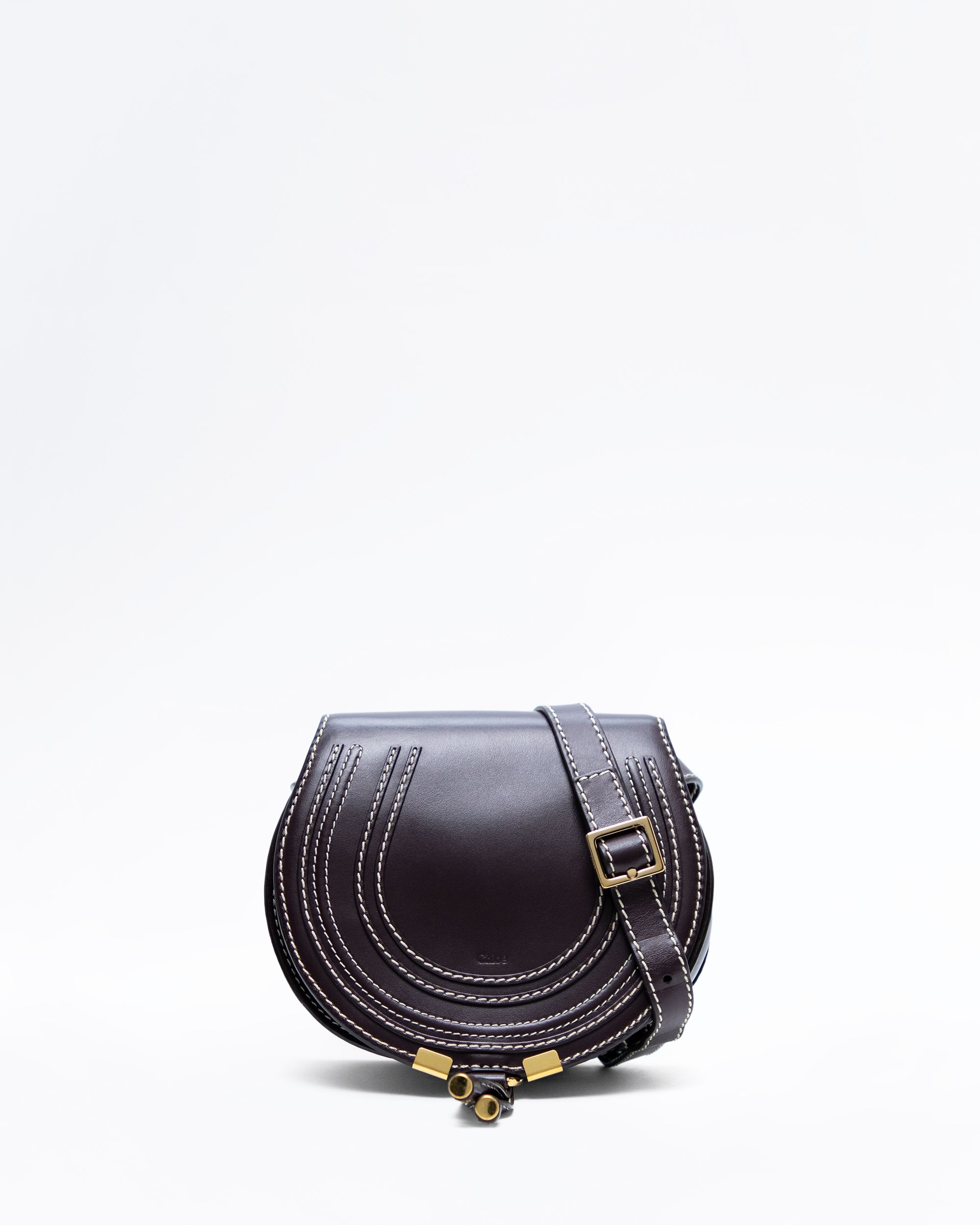 Chloe Marcie Small Saddle Bag | Vivrelle