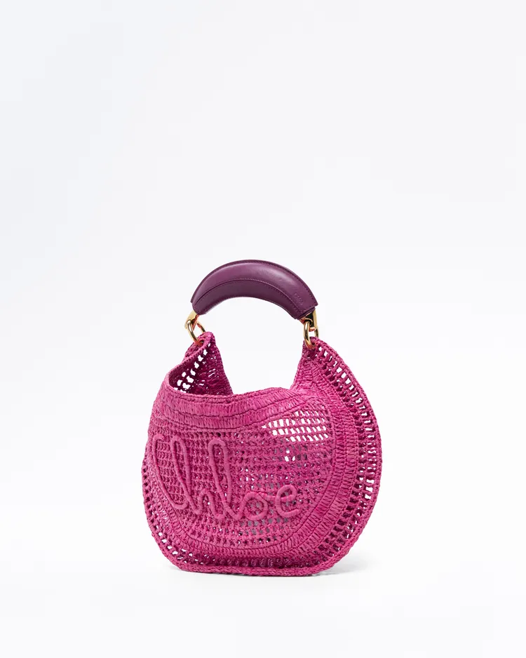 Alternate view angle of Crochet Summer Banana Bag