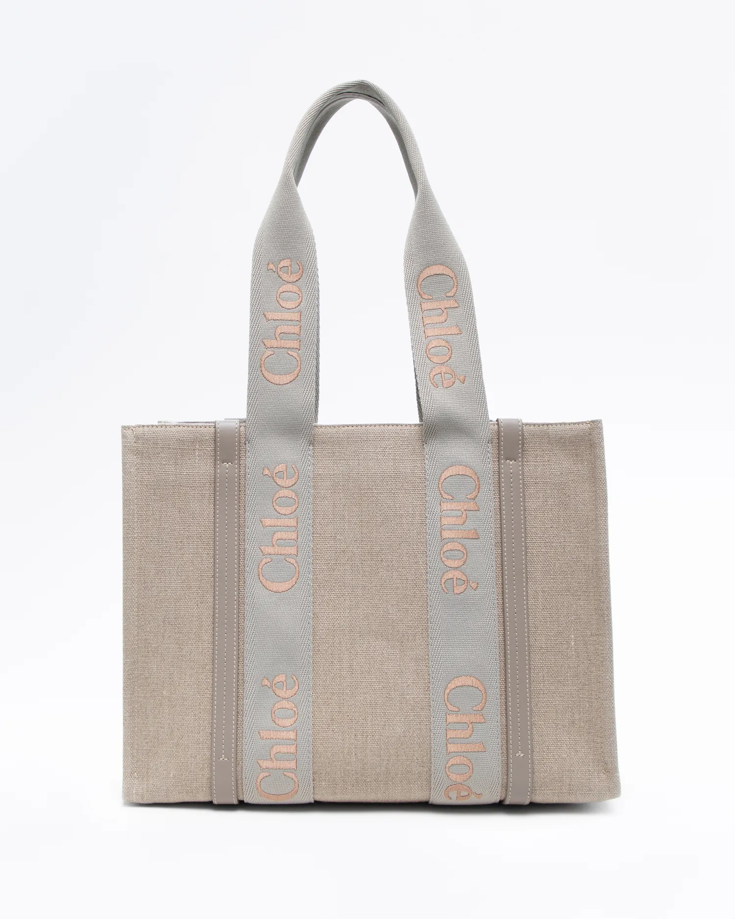 Linen Medium Woody Tote