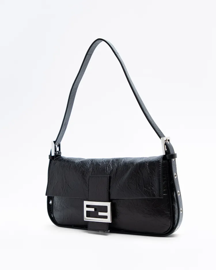 Alternate view angle of Crackled Baguette 26424 Bag