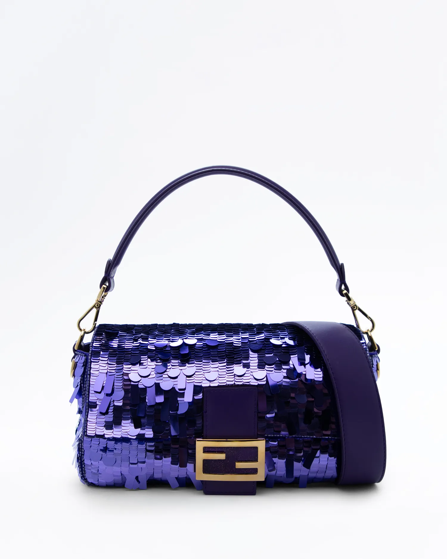 Sequin Medium Baguette Bag