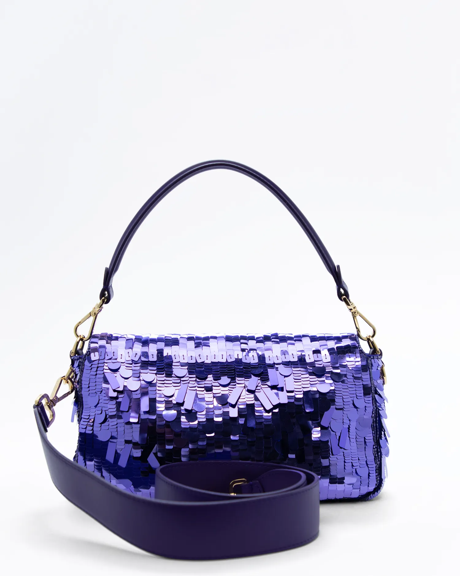 Sequin Medium Baguette Bag