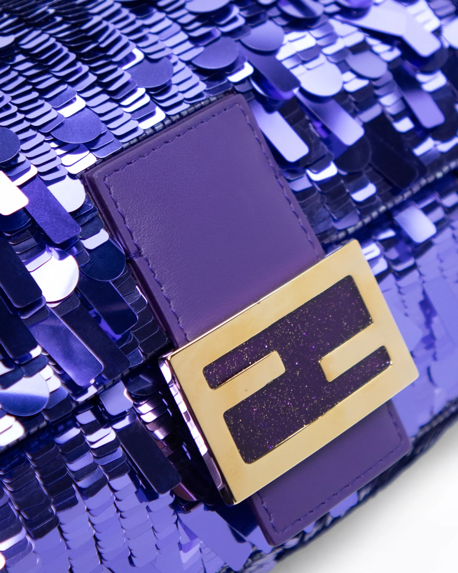 Sequin Medium Baguette Bag
