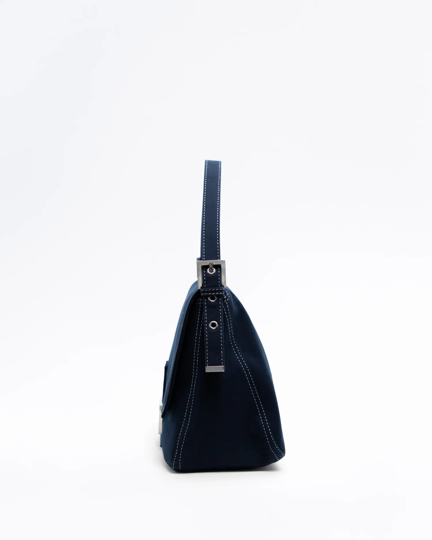 Vintage Canvas Mama Forever Baguette Bag