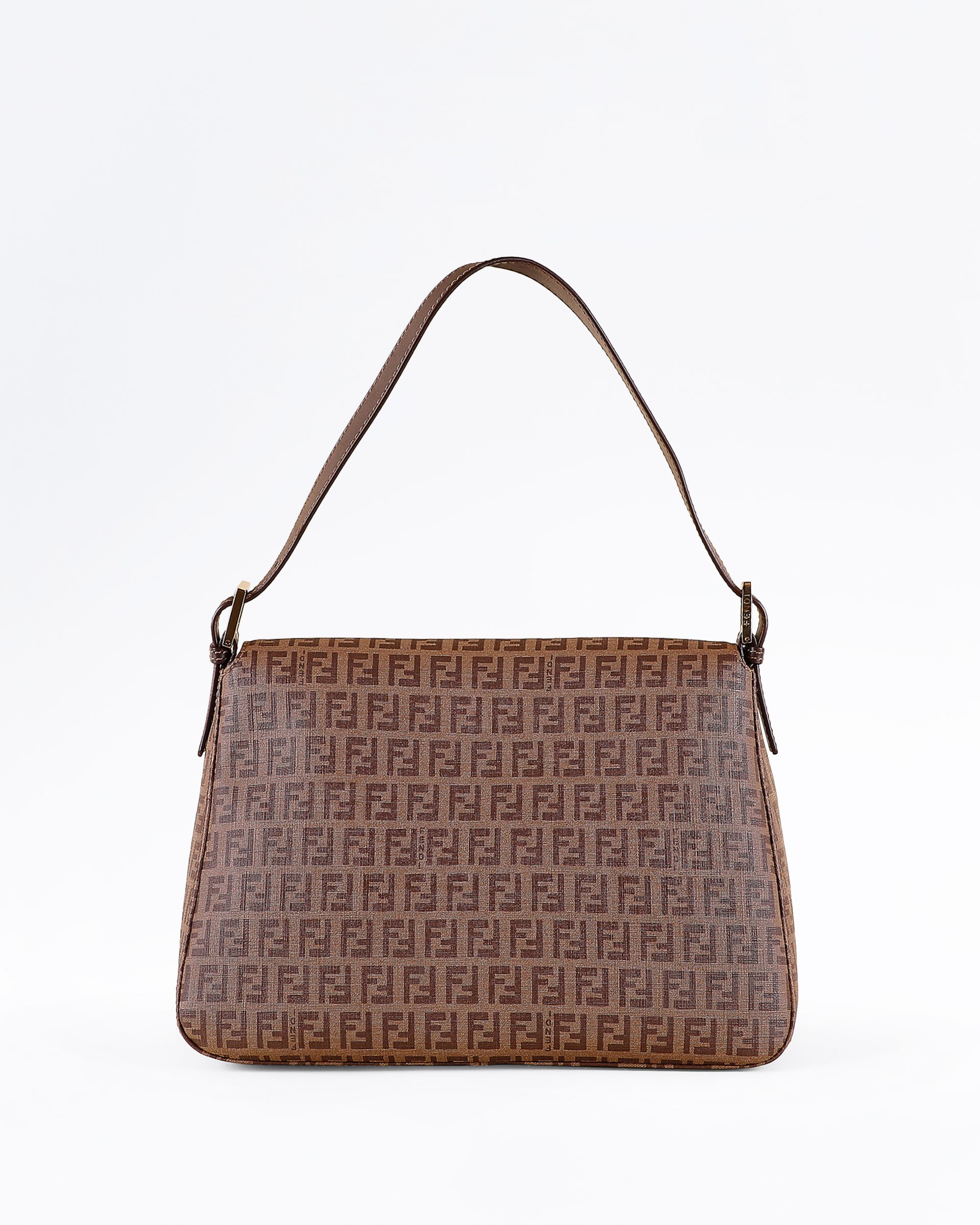 FENDI ショルダーバッグ ブラウン Fendi Zucchino Mama Forever Bag | Vivrelle