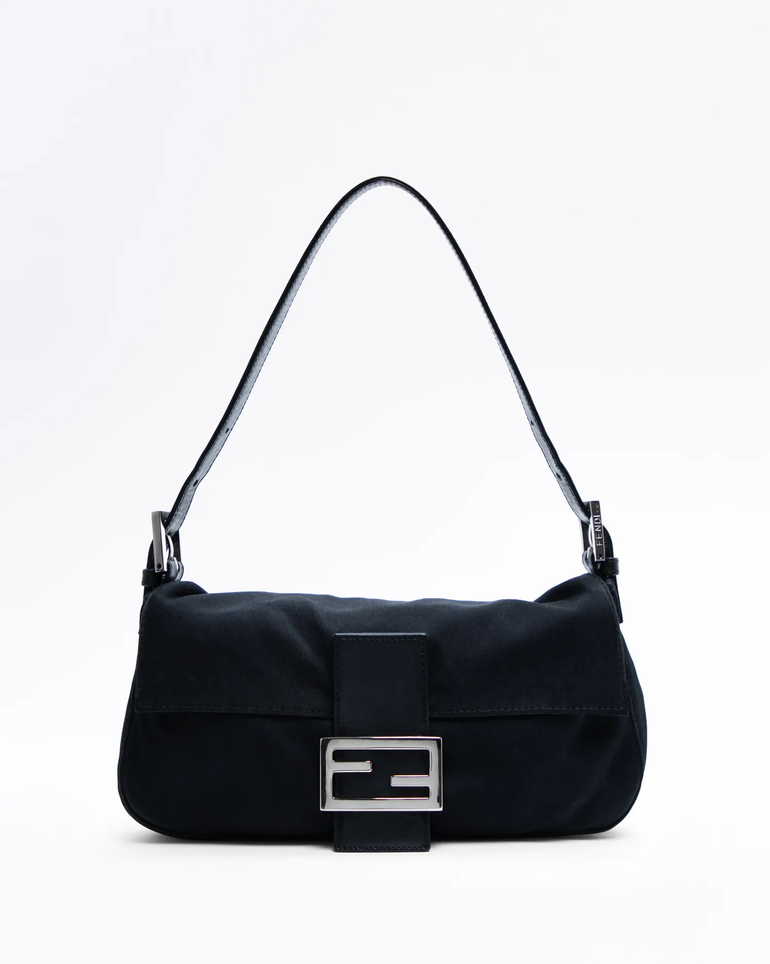 Vintage Neoprene Baguette Shoulder Bag