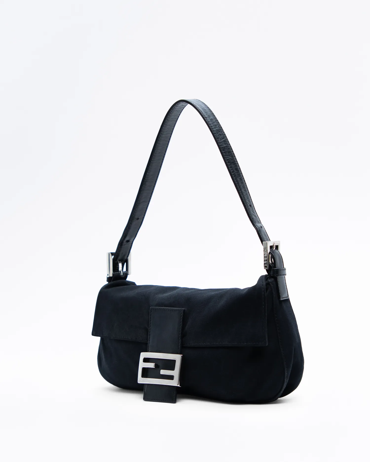 Vintage Neoprene Baguette Shoulder Bag