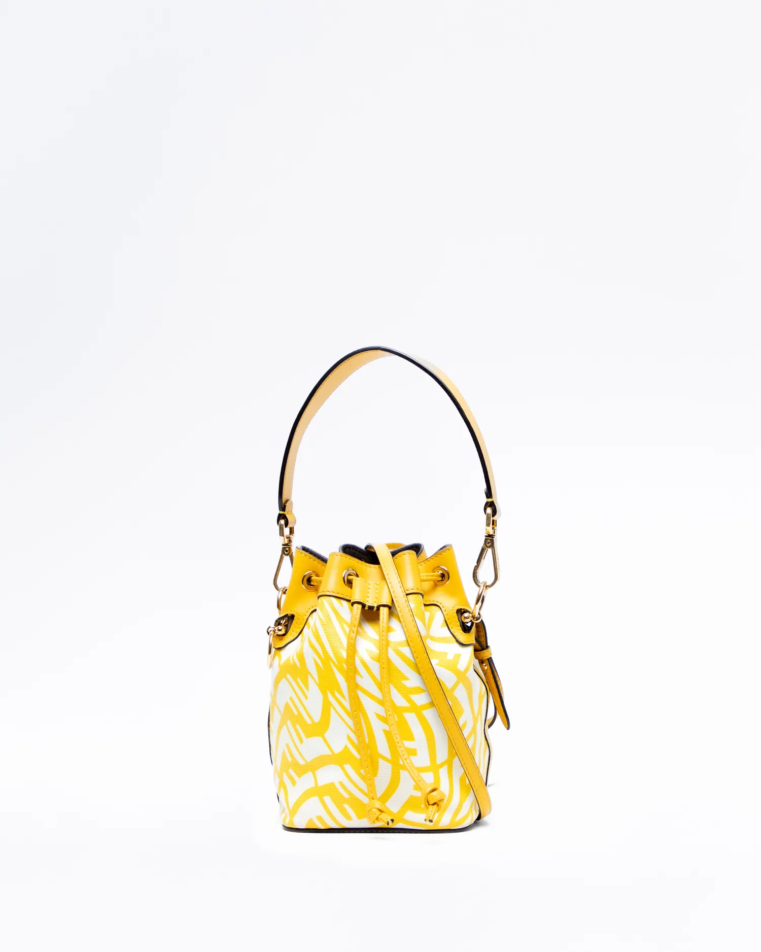 Glazed Canvas Mini Mon Tresor Bucket Bag