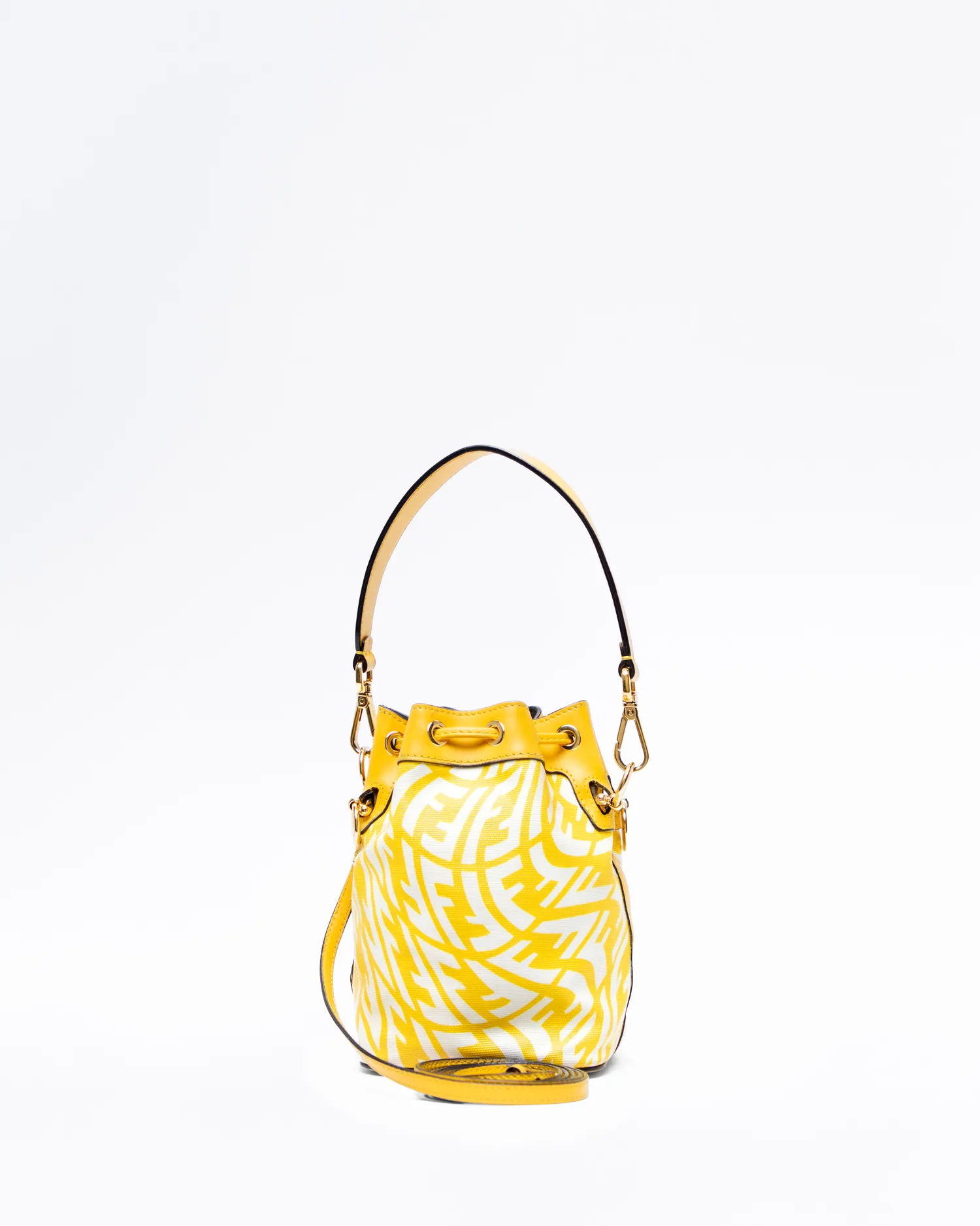 Glazed Canvas Mini Mon Tresor Bucket Bag