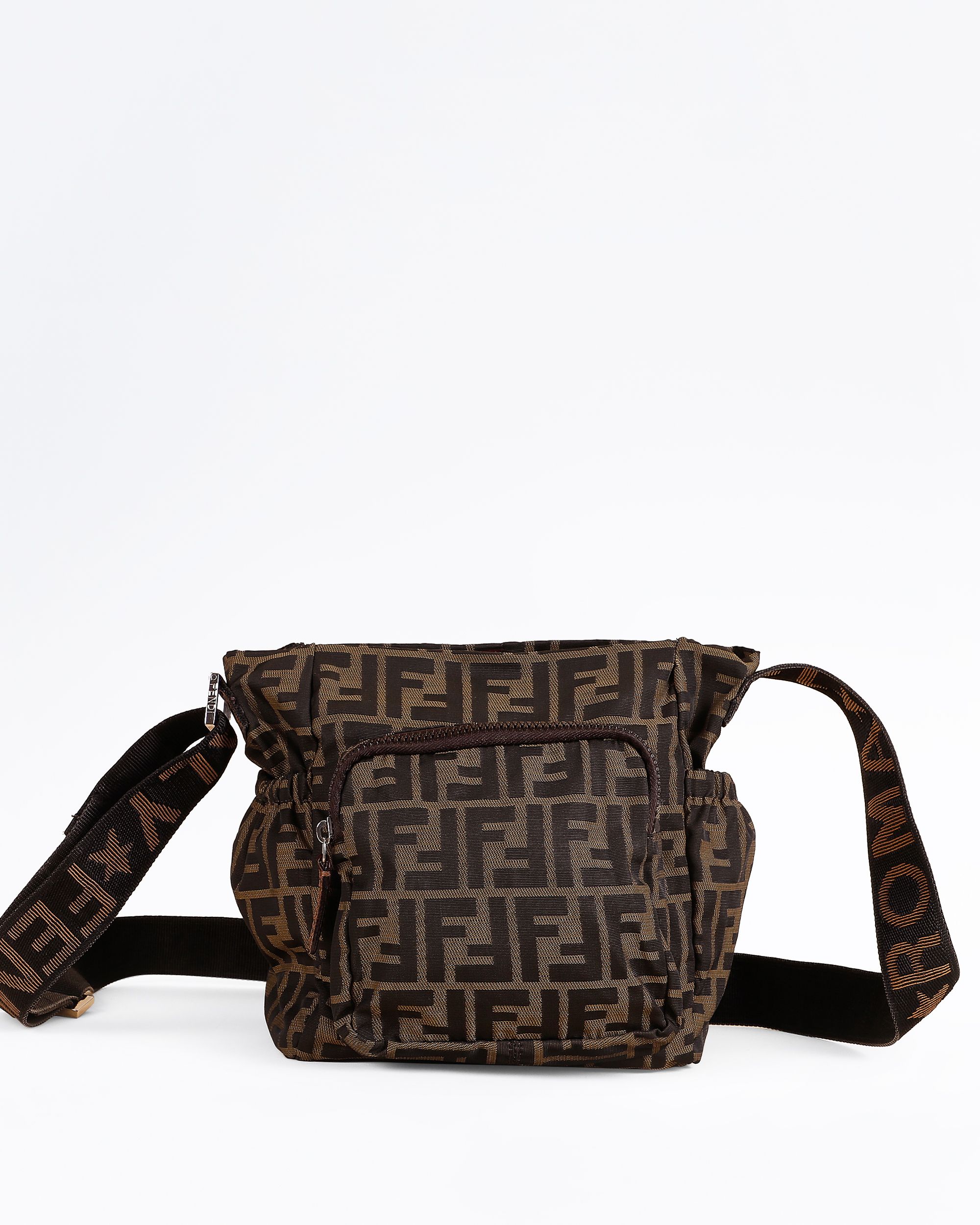 Fendi Vintage Zucca Fabric Bucket Bag | Vivrelle