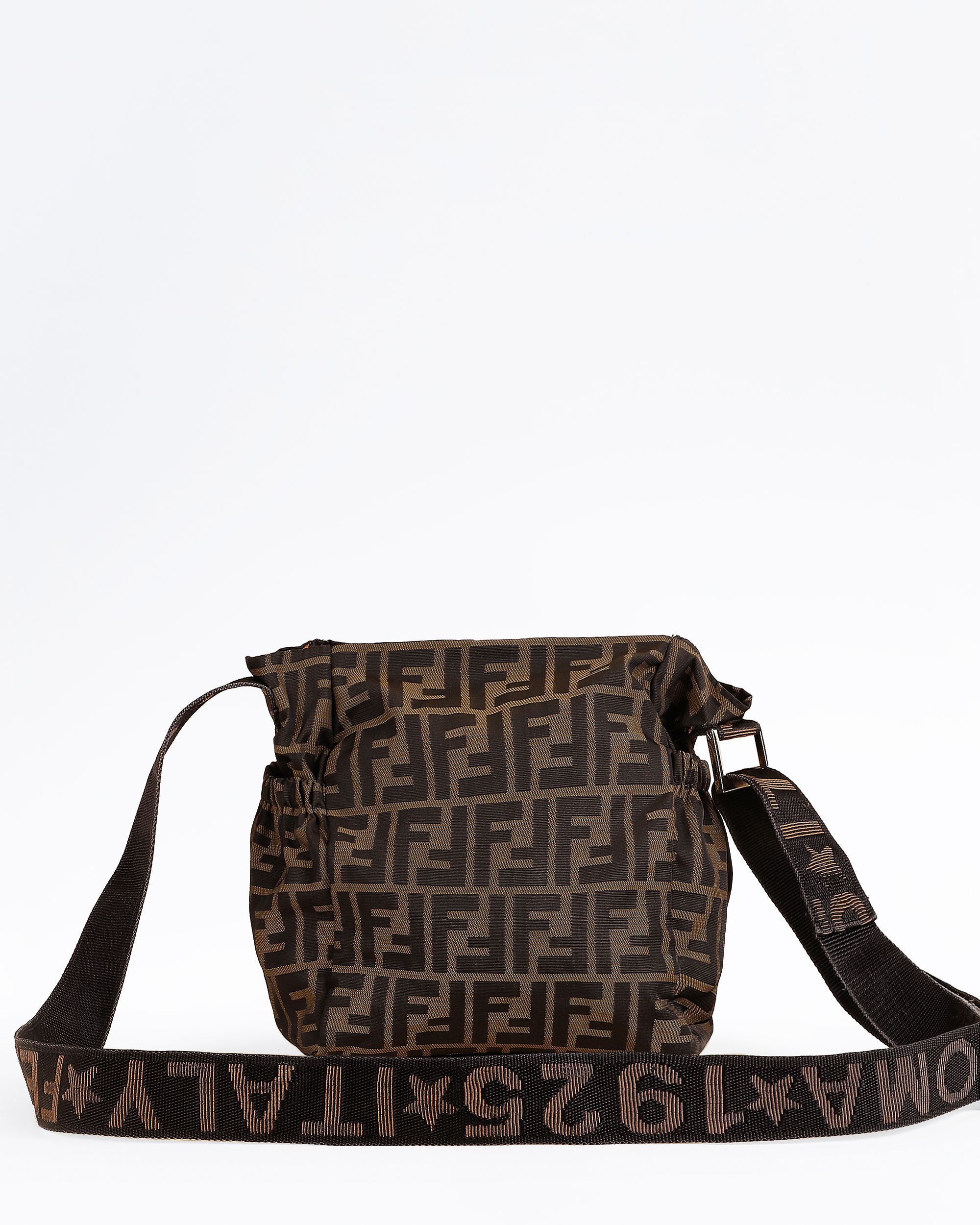 Fendi Vintage Zucca Fabric Bucket Bag | Vivrelle