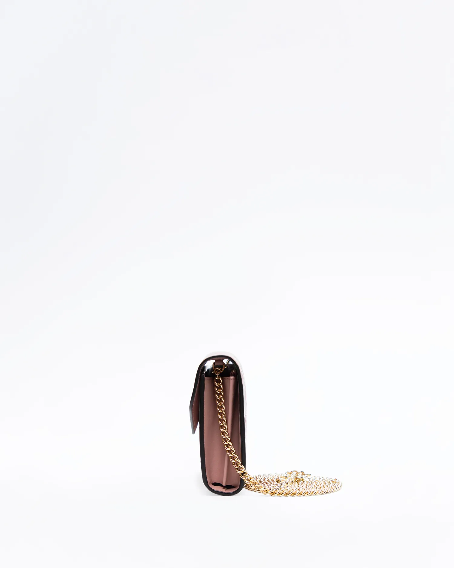 GG Embossed Wallet on a Chain