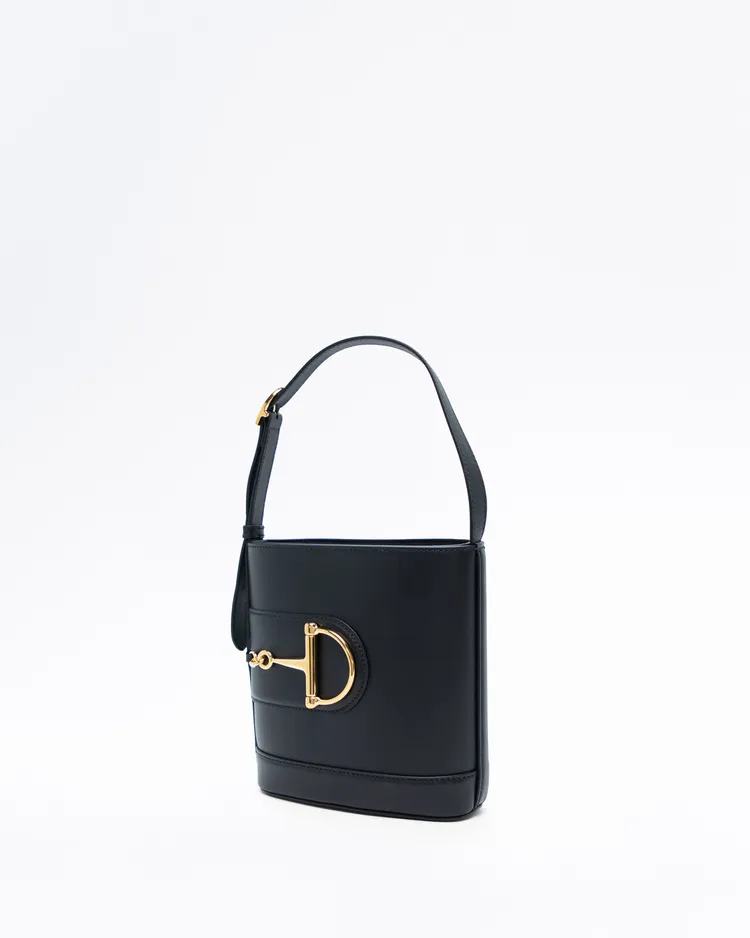 Alternate view angle of 73 Horsebit Mini Bucket Bag