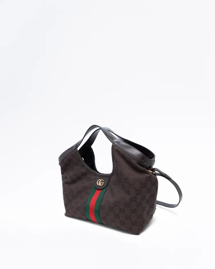 Alternate view angle of Gucci Giglio Small Tote Bag